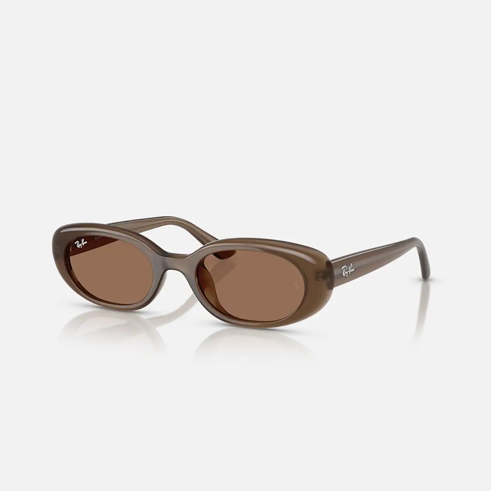 Ray-Ban Women's Brown Oval Sunglasses RB4441D NWT